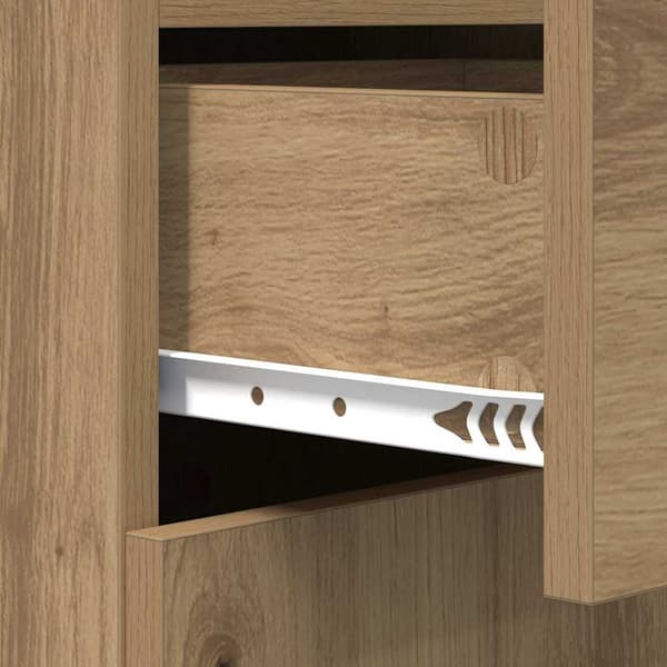 vidaXL Serviesskap artisan eik 45 x 42,5 x 93 cm Konstruert tre