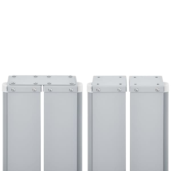 vidaXL Uttrekkbar sidemarkise 100x1000 cm blå