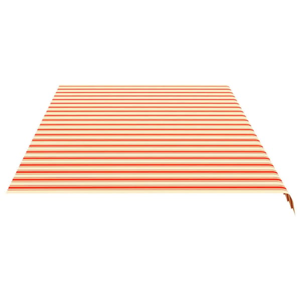 vidaXL Markisväv gul och orange 6x3 m