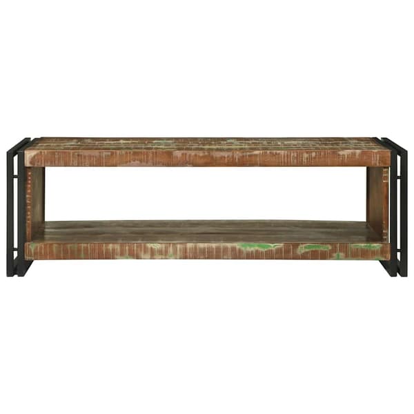 vidaXL Kaffeebord 120 x 50 x 38 cm Solid återvunnen trä