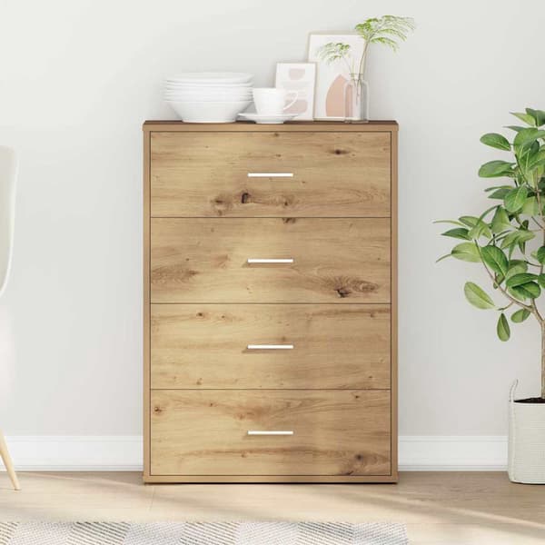 vidaXL Serviesskap Artisan Eik 60 x 31 x 84 cm Konstruert tre