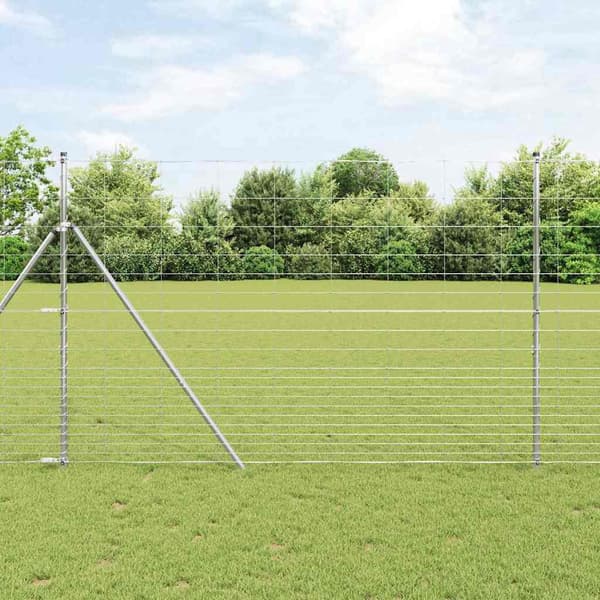 vidaXL Gjerdepåle Galvanisert 25 x 1,6 m Stål