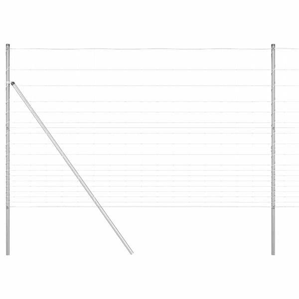 vidaXL Stängselstolpe Galvaniserad 25 x 1,5 m Stål