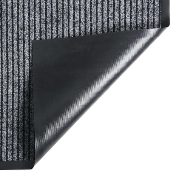 vidaXL Dörrmatta grårandig 60x80 cm