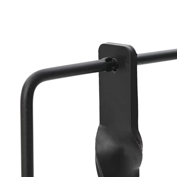 vidaXL Resettingsmål Svart 26 x 13 x 31 cm Stål