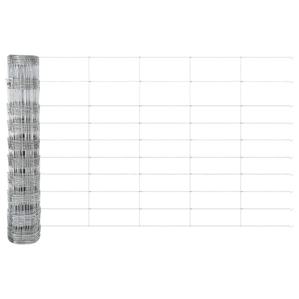 vidaXL Stängselstolpe Galvaniserad 50 x 1 m Stål