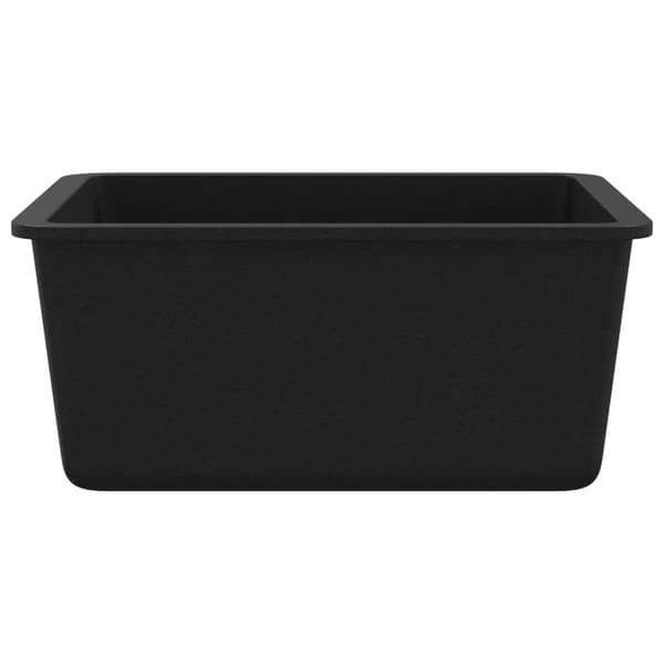 vidaXL Diskho granit enkel svart