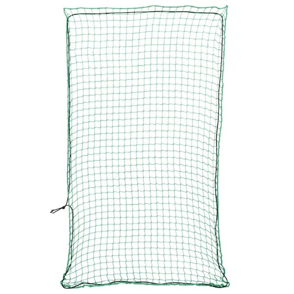 vidaXL Tilhengernett med elastisk tau grønn 6x3,5 m PP