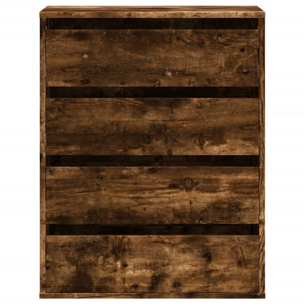 vidaXL Kommode røkt eik 60x41x76 cm konstruert tre