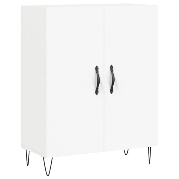 vidaXL Highboard hvit 69,5x34x180 cm konstruert tre