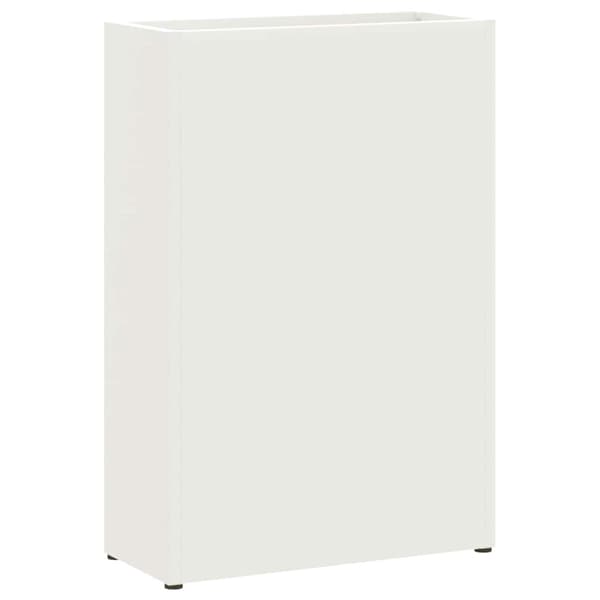 vidaXL Förvaringskrok & Ställ Vit 28 x 12 x 41 cm Stål