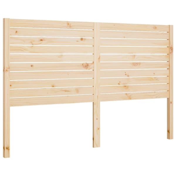 vidaXL Sengegavl 141x4x100 cm heltre furu