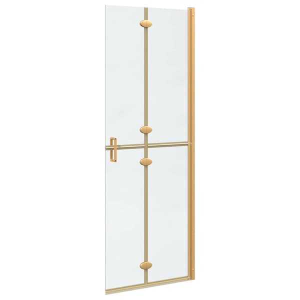 vidaXL Walk-In duschvägg Guld 70 x 6,5 x 190 cm