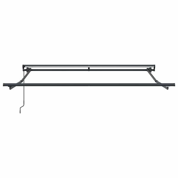 vidaXL Markisram Röd 350 x 250 cm Polyester med PU-beläggning