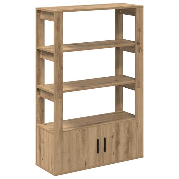 vidaXL Serviesskap artisan eik 30 x 80 x 119.5 cm Konstruert tre