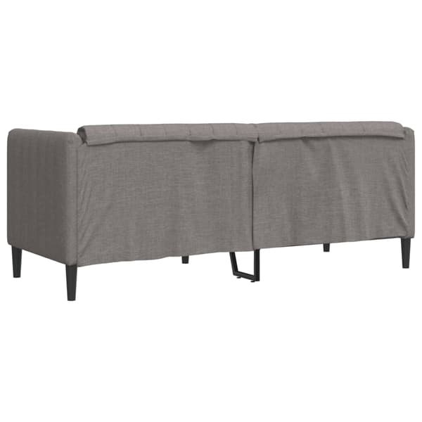 vidaXL Soffa 2-sits taupe tyg