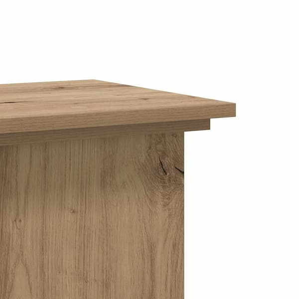 vidaXL Växtställ ek 33x33x100 cm konstruerat trä