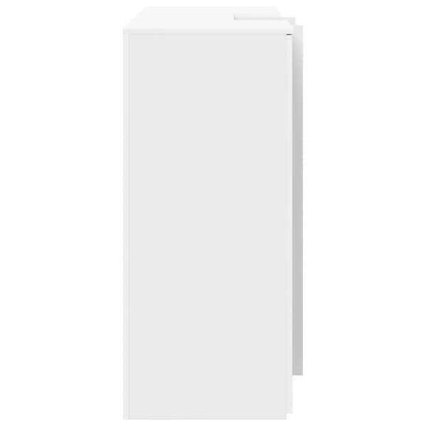 vidaXL Receptionsdisk vit 155x50x103,5 cm konstruerat trä