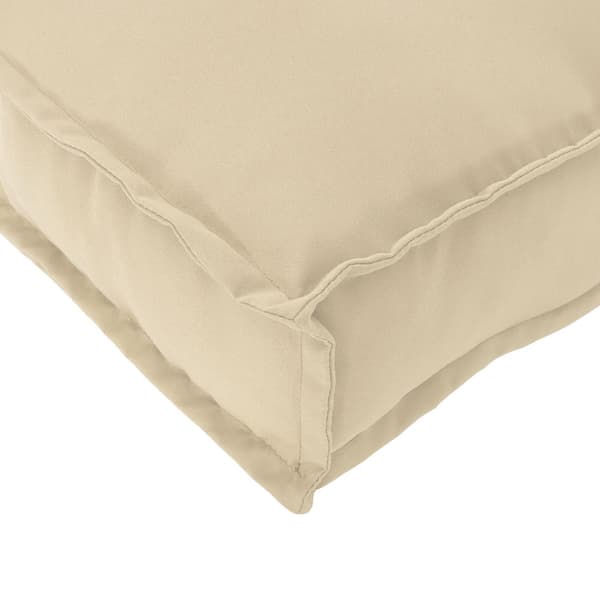 vidaXL Pallkuddset 2 pcs Beige Oxford Tyg