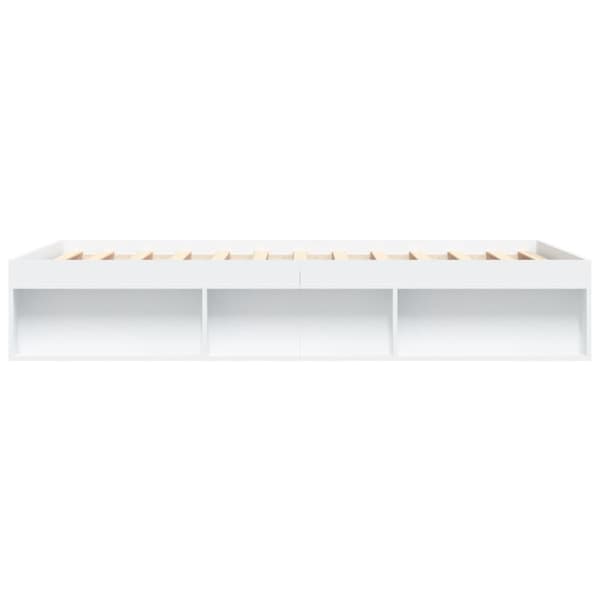 vidaXL Sengeramme hvit 150x200 cm