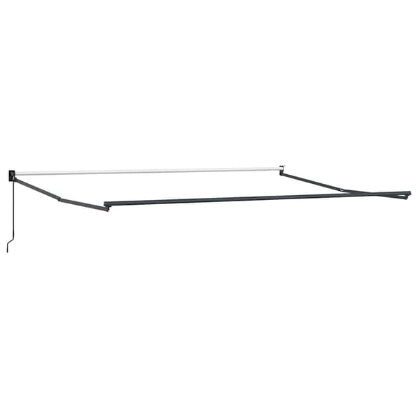 vidaXL Innvendbar Markise Hvit 400 × 300 cm Polyester og aluminium