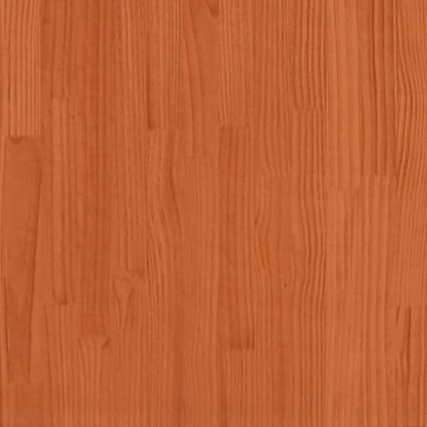 vidaXL Hodegavl voksbrun 135 cm heltre furu