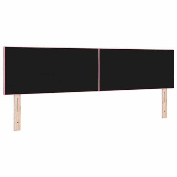 vidaXL LED huvuddyna Rosa 180 cm Sammet