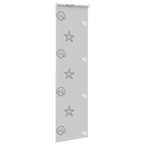 vidaXL Rullgardin för dusch 60x240 cm tyg bredd 56 cm