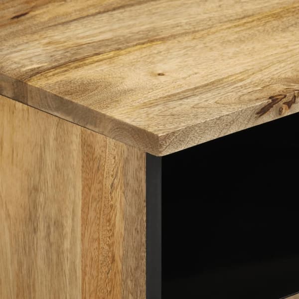 vidaXL Nattbord 40x33x46 cm heltre mango