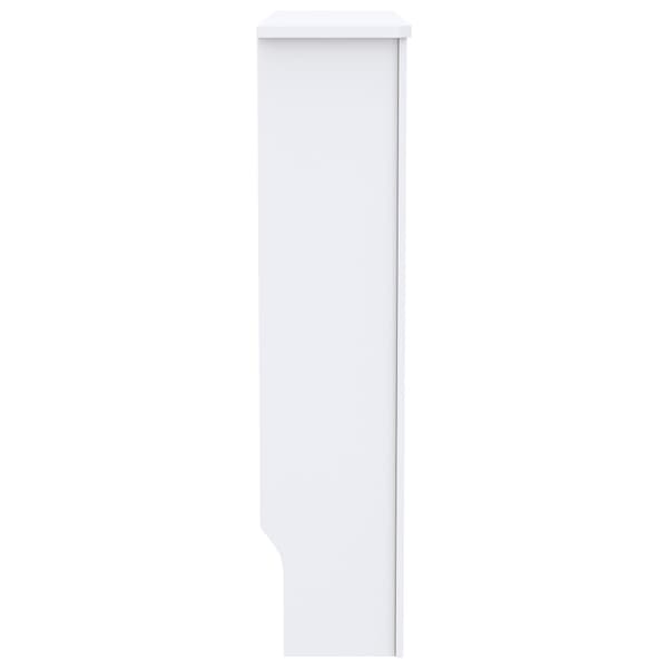 vidaXL Radiatordeksel MDF hvit 78 cm