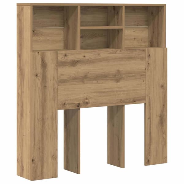 vidaXL Hodegavlskap Artisan Eik 100 x 19 x 103,5 cm Konstruert tre