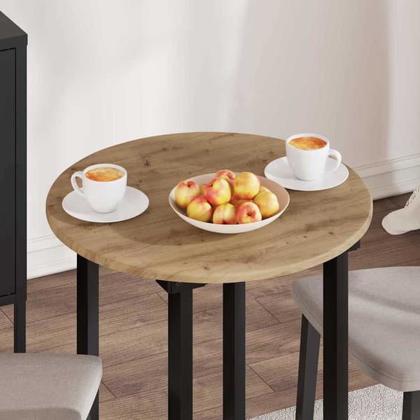 vidaXL Bordsskiva artisan ek 60 x 60 x 1,5 cm Konstruerat trä
