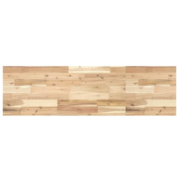 vidaXL Bordplate 120x40x4 cm rektangulær heltre akasie