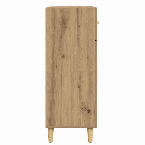 vidaXL Serviesskap artisan eik 34 x 69.5 x 89 cm Konstruert tre