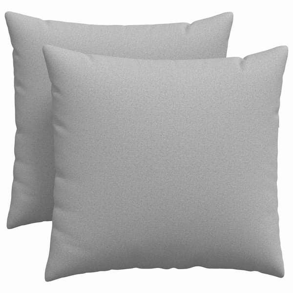vidaXL Soffkuddar 2 st Grå 50 x 50 cm tyg