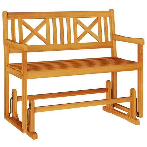 vidaXL Gleiter Benk Brun 110 x 59 x 97 cm Solid akasietre