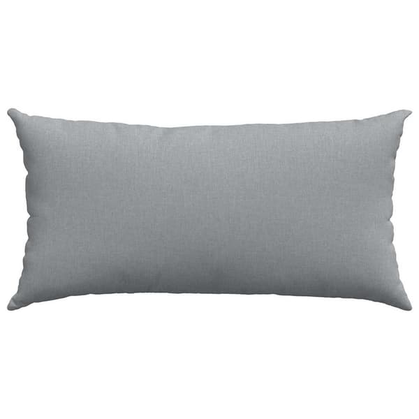 vidaXL Soffkuddar 2 st Ljusgrå 80 x 40 cm tyg