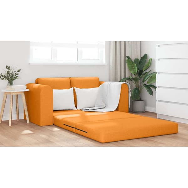 vidaXL Soffsäng 60cm Mörkgul tyg