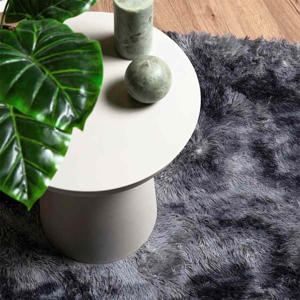 vidaXL Flossteppe med lang luv NAVARRA mørkegrå 300x200 cm polyester
