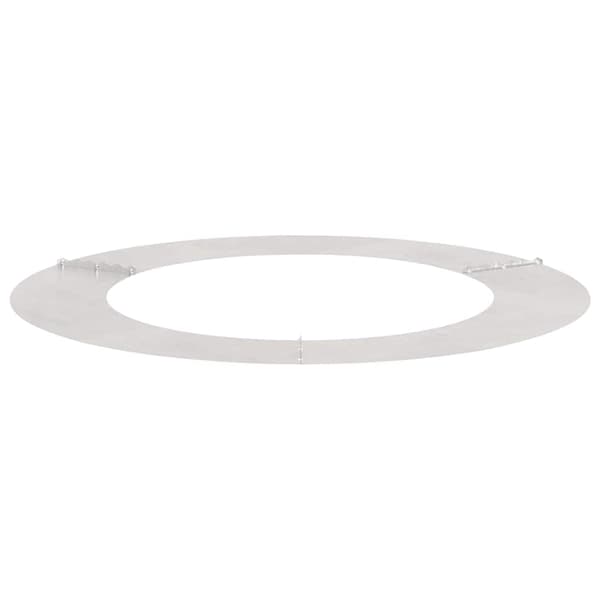vidaXL lämplig för Flat Trädringar 5 pcs Silver Ø60 / 90 cm