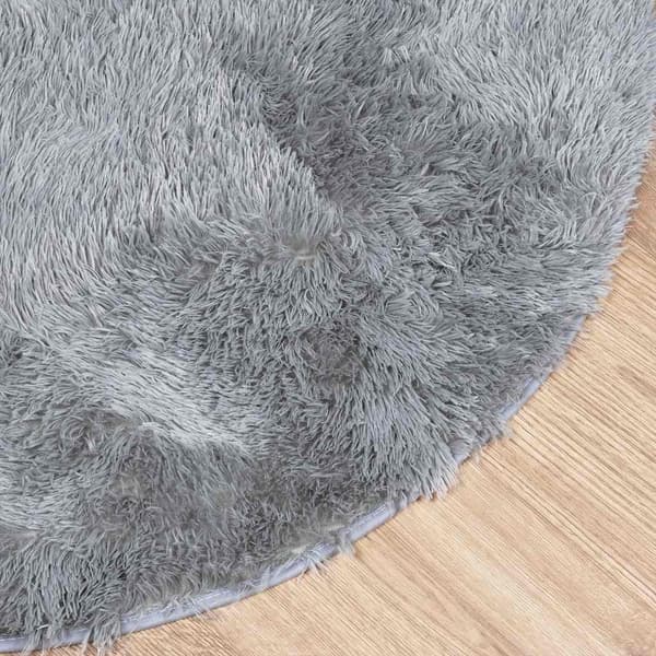vidaXL Ryamatta med lång lugg NAVARRA silvergrå 300x200 cm polyester