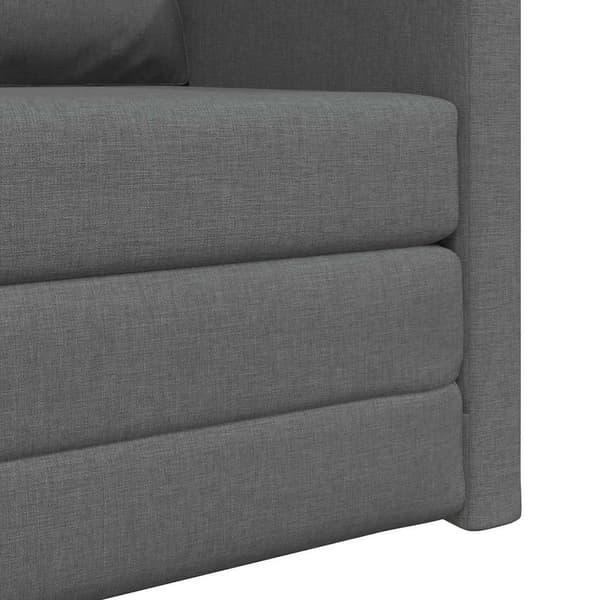 vidaXL Soffsäng 60cm Mörkgrå tyg