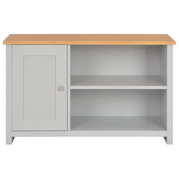 vidaXL TV-benk grå 95x39x58 cm
