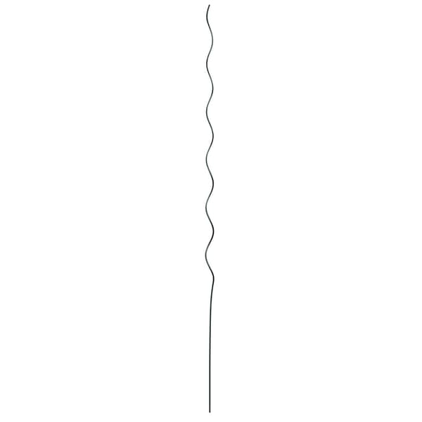 vidaXL Spiralt växtstöd Grön Stål 150 cm hög Hållbar Växtstöd