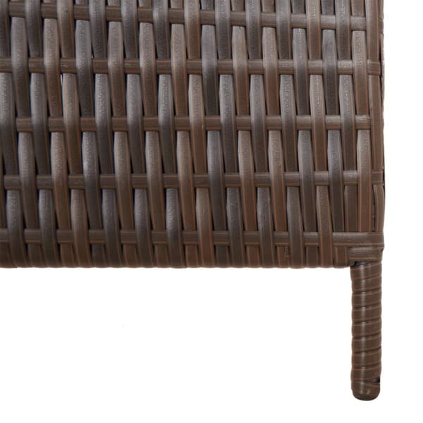 vidaXL Romdeler 6 paneler brun polyrotting