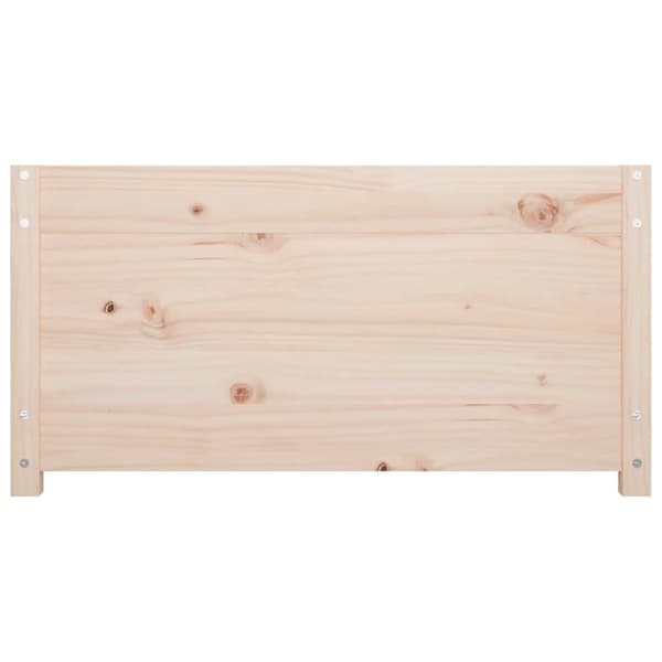 vidaXL Dagseng 75x190 cm Small Single heltre furu
