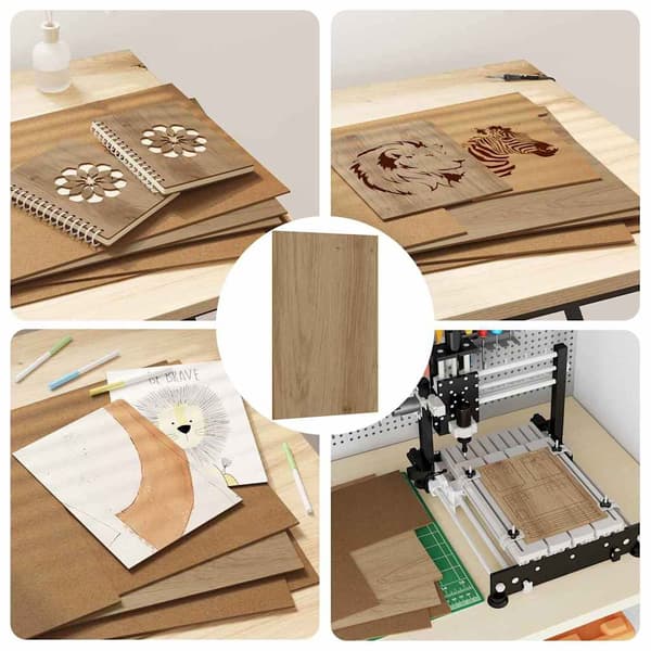 vidaXL Dekorpaneler 50 pcs Artisan Eik 30 x 42 x 0.27 cm