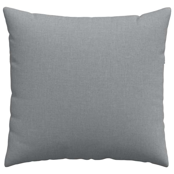 vidaXL Soffkuddar 2 st Ljusgrå 50 x 50 cm tyg