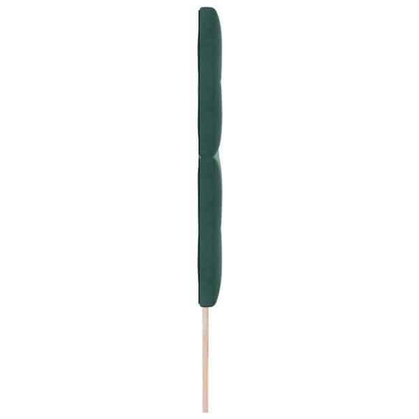 vidaXL Huvudgavel Mörkgrön 200 cm Sammet