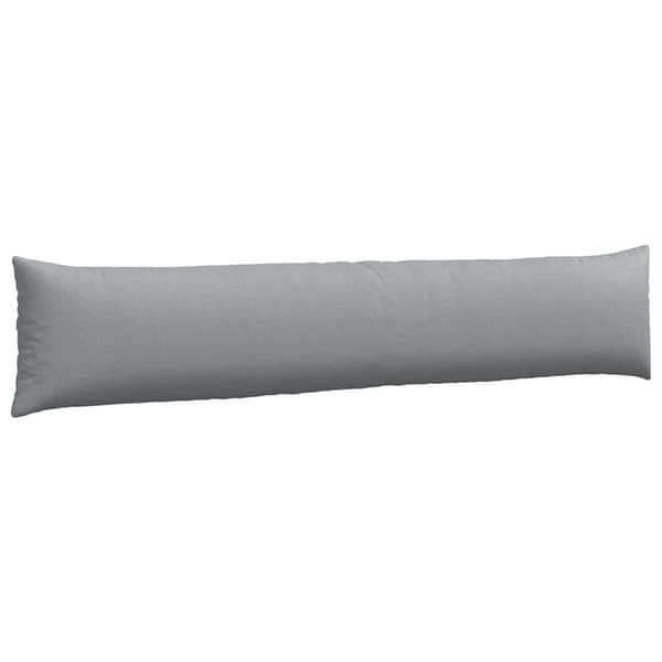 vidaXL Soffkuddar 2 st Ljusgrå 200 x 40 cm tyg